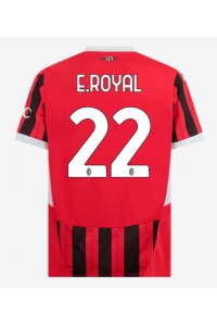 AC Milan Emerson Royal #22 Voetbaltruitje Thuis tenue 2024-25 Korte Mouw